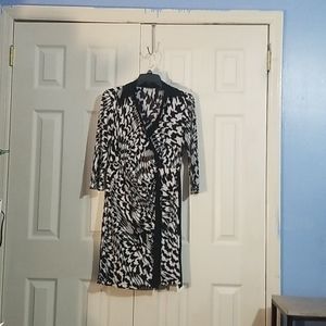 Shelby and Palmer black and white dress